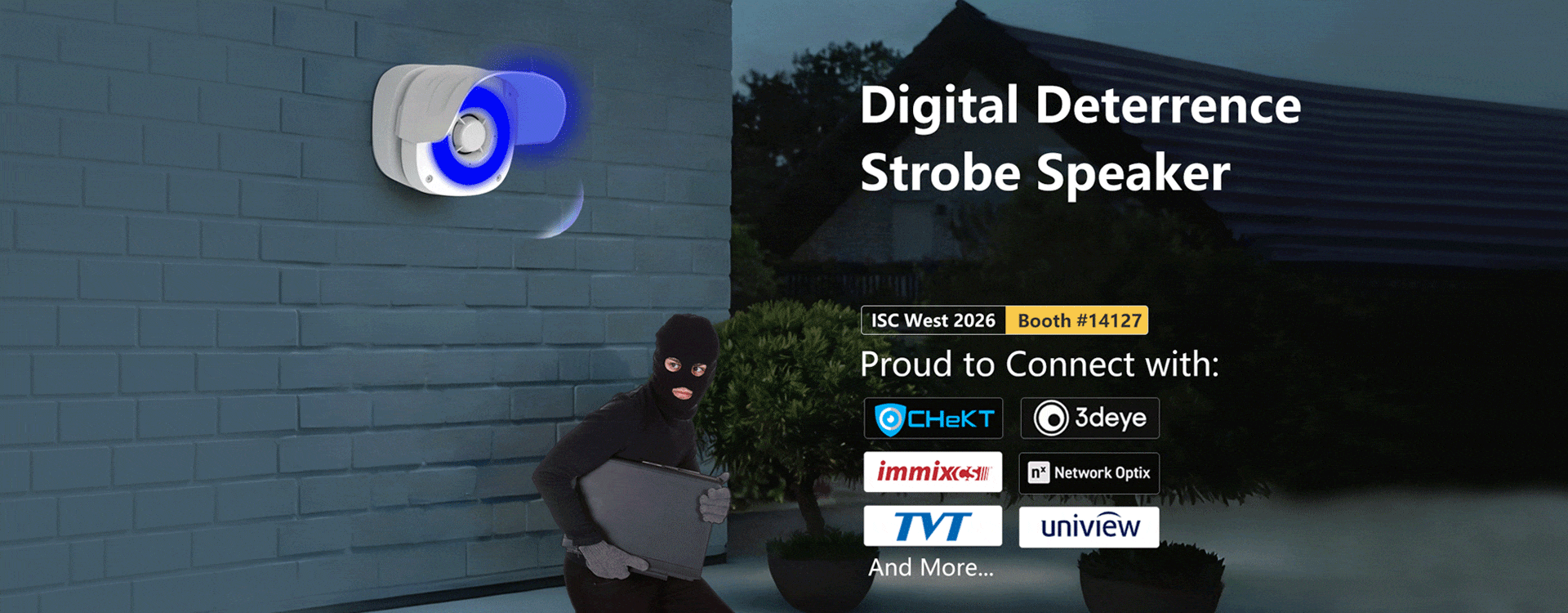 Digital Deterrence Strobe Speaker